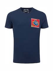 Weird Fish Blue Primal Bream Back Print Artist T-Shirt - Image 5 of 6