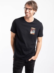 Weird Fish Black Chili Kippers Back Print Artist T-Shirt - Image 1 of 6