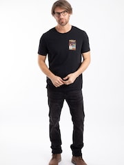 Weird Fish Black Chili Kippers Back Print Artist T-Shirt - Image 3 of 6