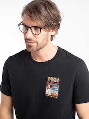 Weird Fish Black Chili Kippers Back Print Artist T-Shirt - Image 4 of 6