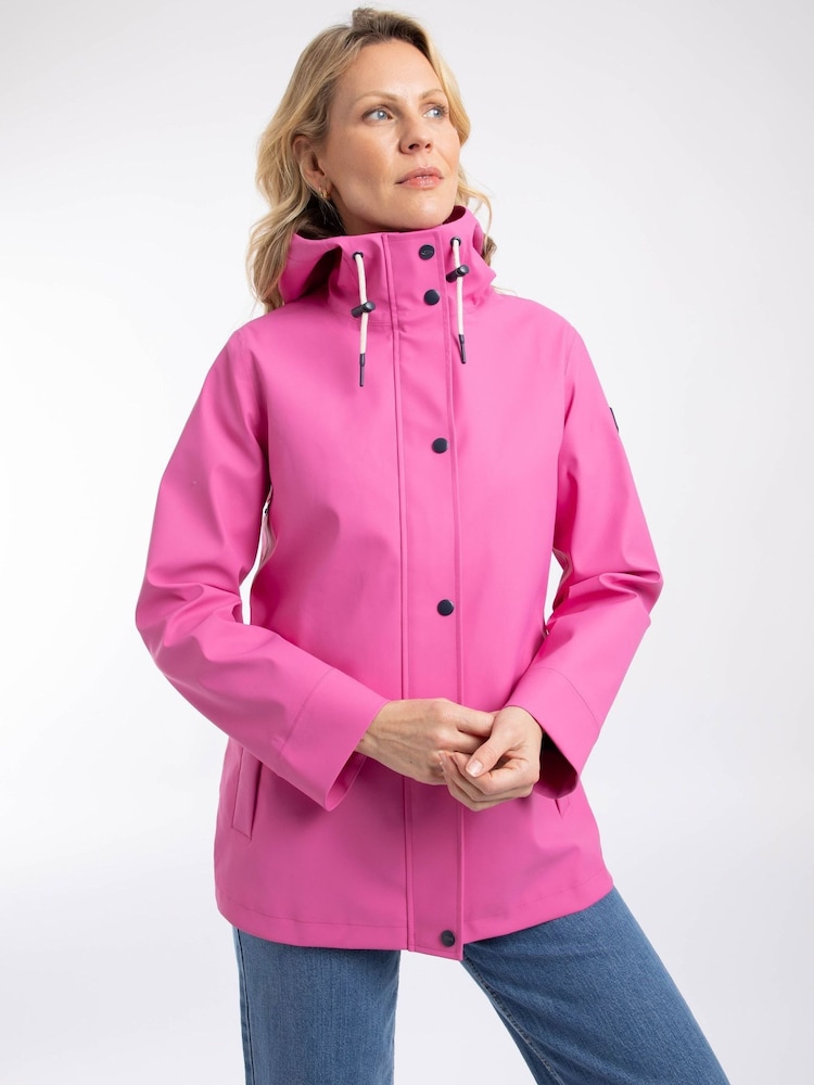 Rosa - Weird Fish Faros vanntett regnjakke - Bilde 1 av 7