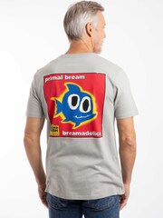 Weird Fish Grey Primal Bream Back Print Artist T-Shirt - Image 2 of 6