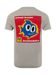 Weird Fish Grey Primal Bream Back Print Artist T-Shirt - Image 6 of 6