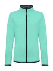 Weird Fish Green Ariana Full Zip Grid Fleece - Image 6 of 7
