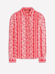 Boden Red Sienna Linen Shirt - Image 5 of 5