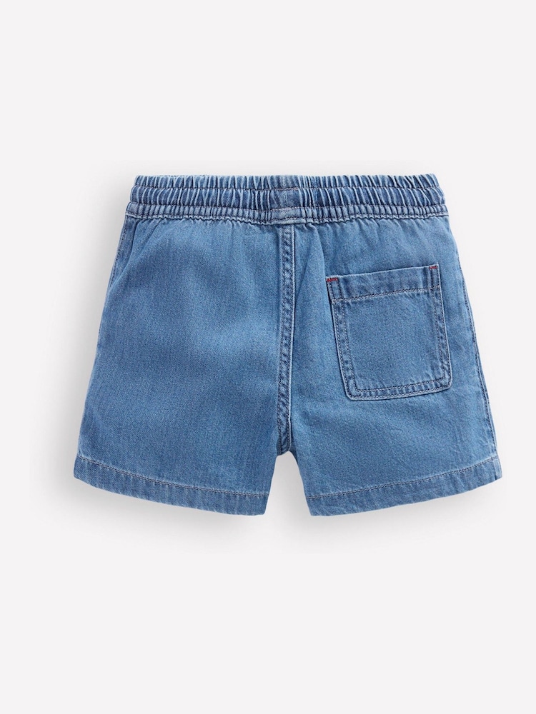 Boden Blue Soft Denim Shorts - Image 2 of 3 Boden Blue Soft Denim Shorts - Image 2 of 3