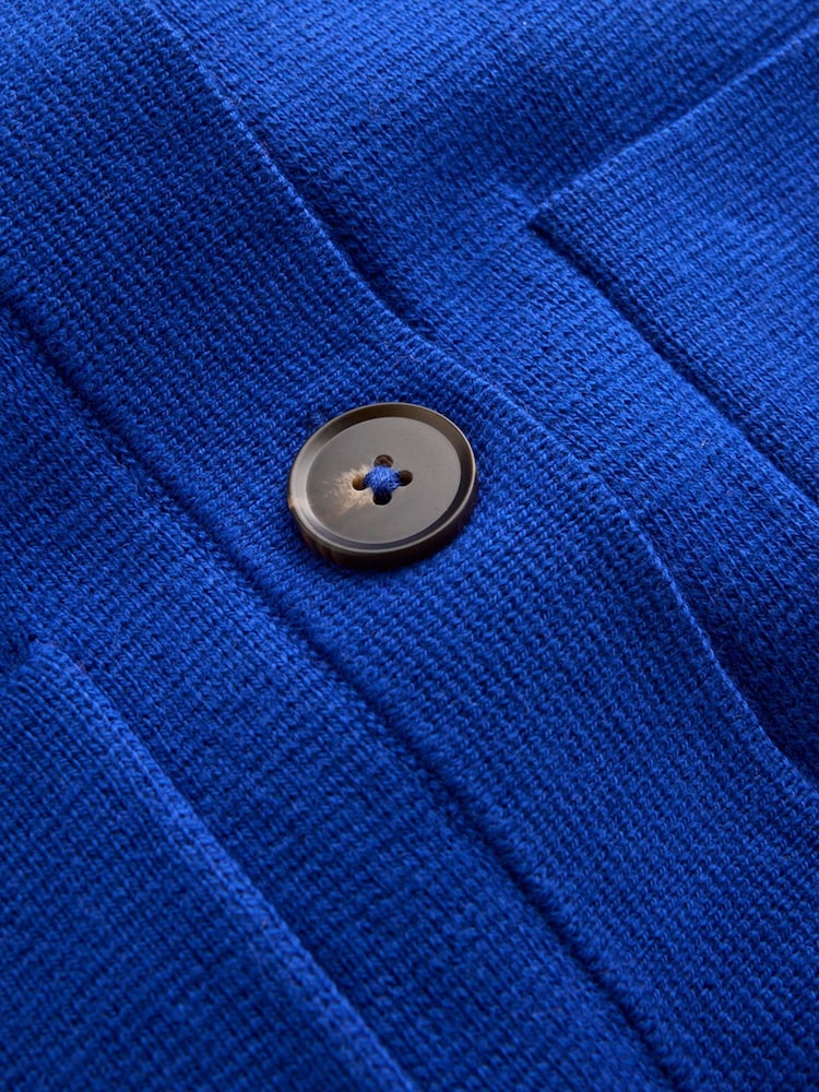 Boden Blue Short Sleeve Knit Shirt - Image 7 of 7