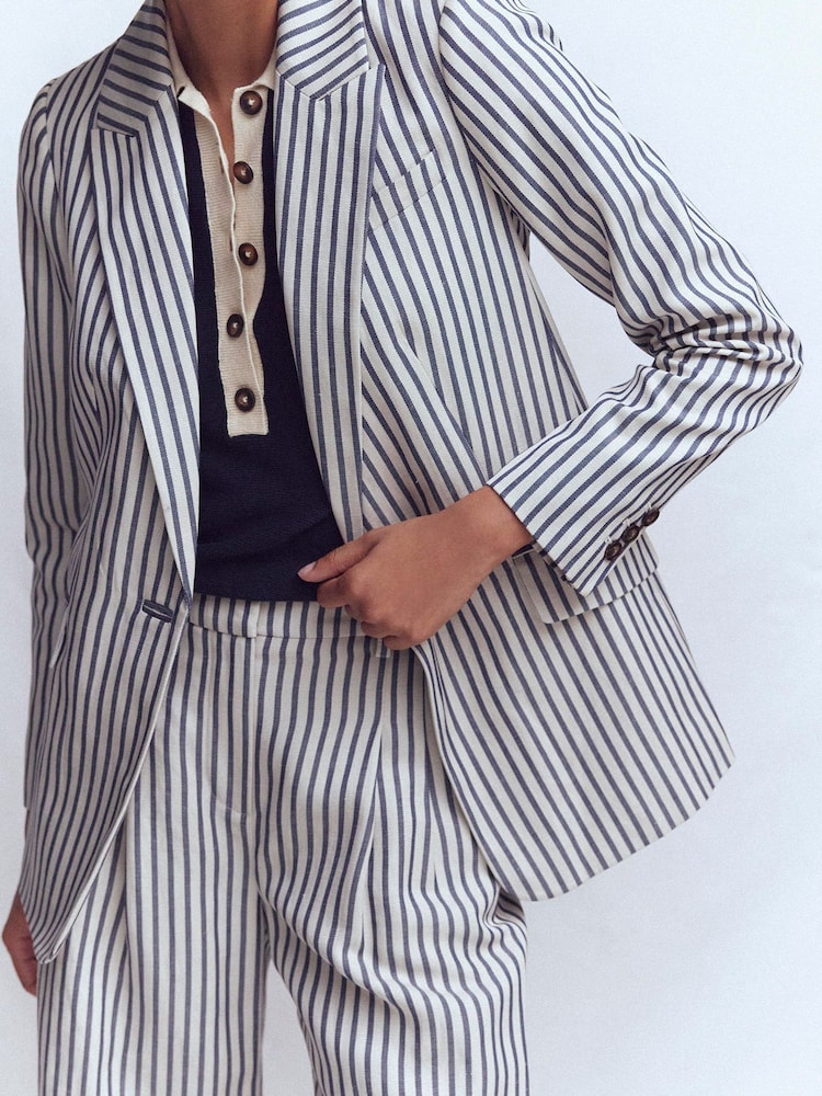 Boden Blue Woodbridge Relaxed Blazer - Image 2 of 6 Boden Blue Woodbridge Relaxed Blazer - Image 2 of 6