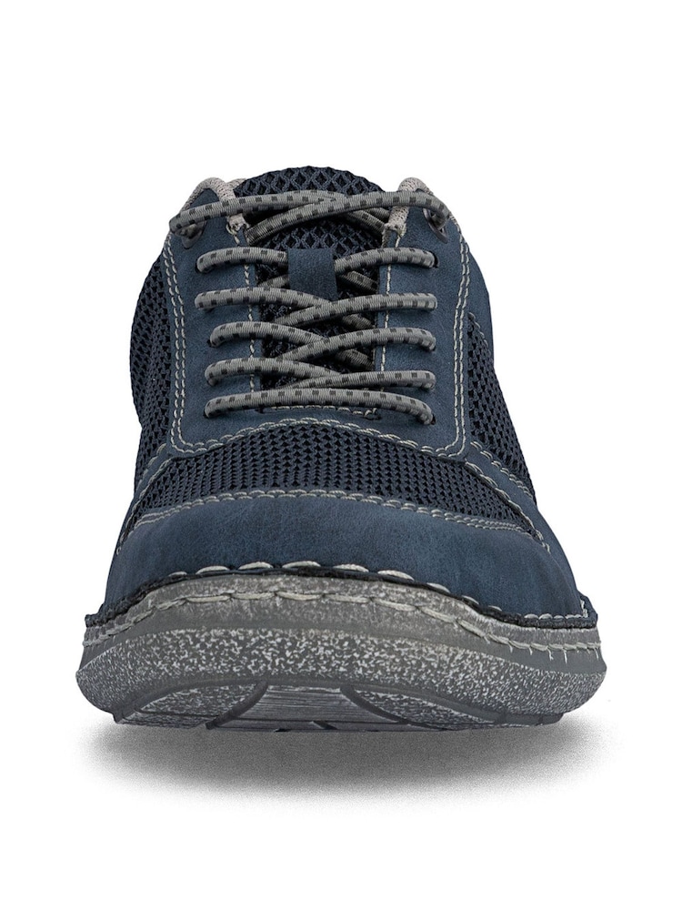 Rieker Elasticated Blue Shoes - 7의 이미지 7