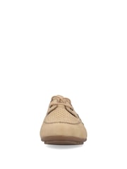 Rieker Cream Lace-Up Shoes - Image 6 of 11