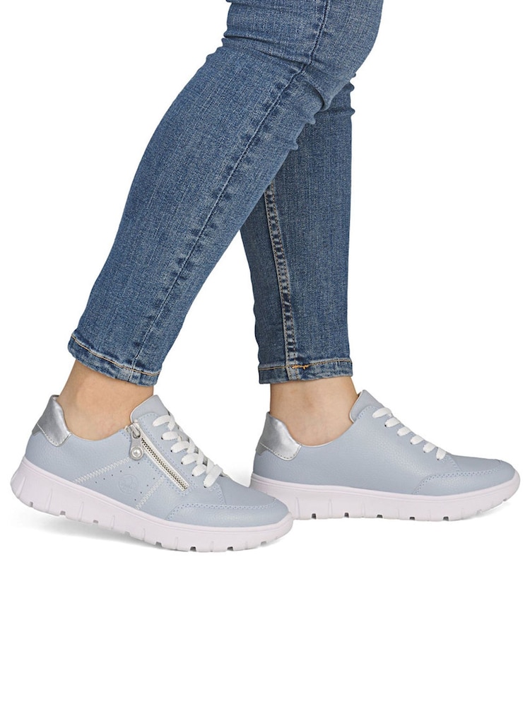 Rieker Zipper Blue Shoes - Image 1 of 11