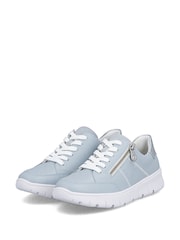 Rieker Zipper Blue Shoes - Image 9 of 11