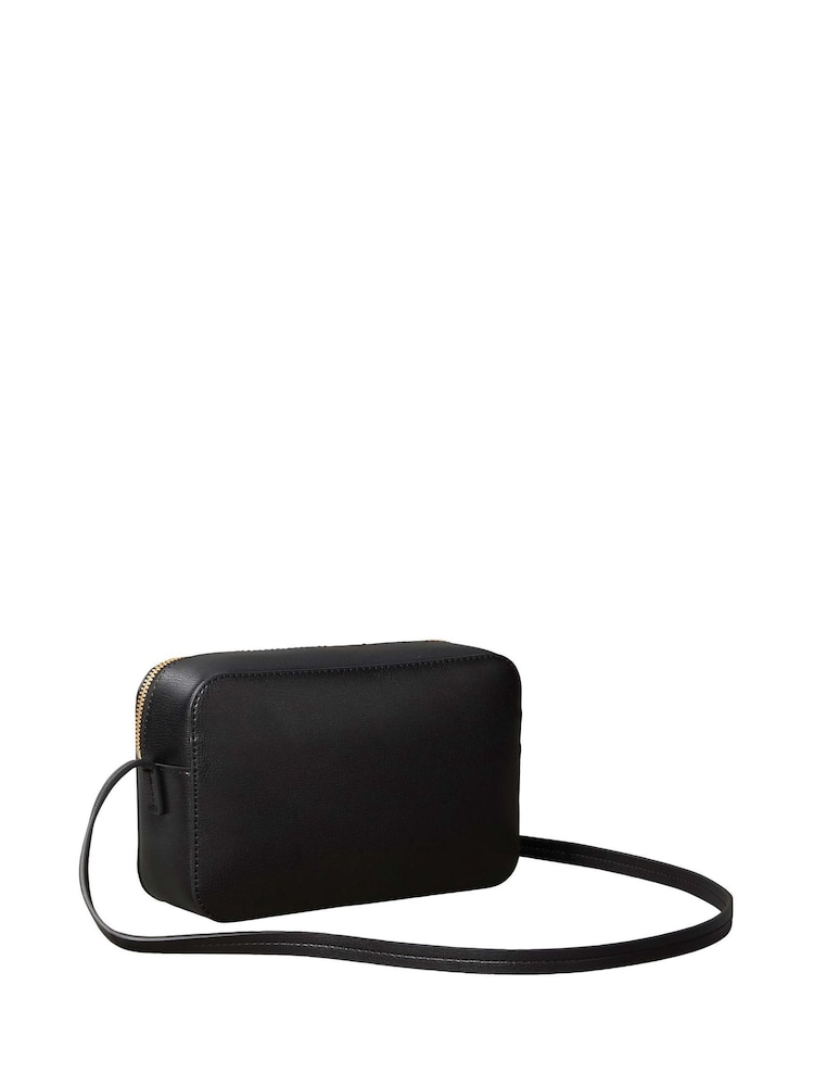 Calvin Klein Black Foil Logo Camera Bag - Image 2 of 5 Calvin Klein Black Foil Logo Camera Bag - Image 2 of 5