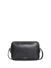 Calvin Klein Black Foil Logo Camera Bag - Image 3 of 5