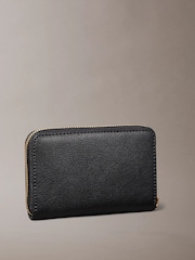 Calvin Klein Black Coated PU Zip Wallet - Image 2 of 3