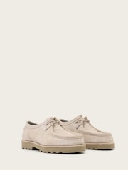 AllSaints Brown Skiff Boat Shoes - Image 2 of 5