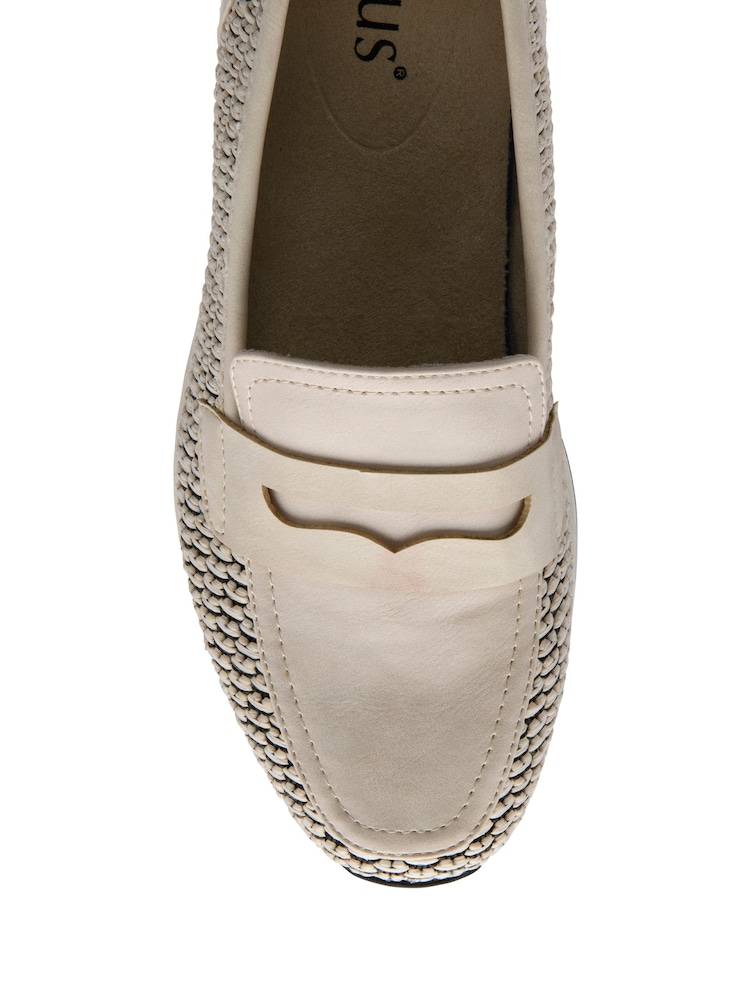 Lotus White Slip-On Shoes - Image 4 of 4 Lotus White Slip-On Shoes - Image 4 of 4