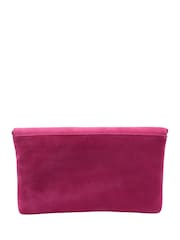 Lotus Pink Clutch Bag with Chain - Image 2 of 4