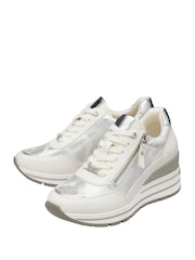 Lotus White Zip-Up Trainers - Image 2 of 4
