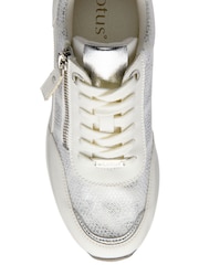 Lotus White Zip-Up Trainers - Image 4 of 4