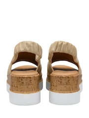 Lotus Gold Leather Mule Sandals - Image 3 of 4