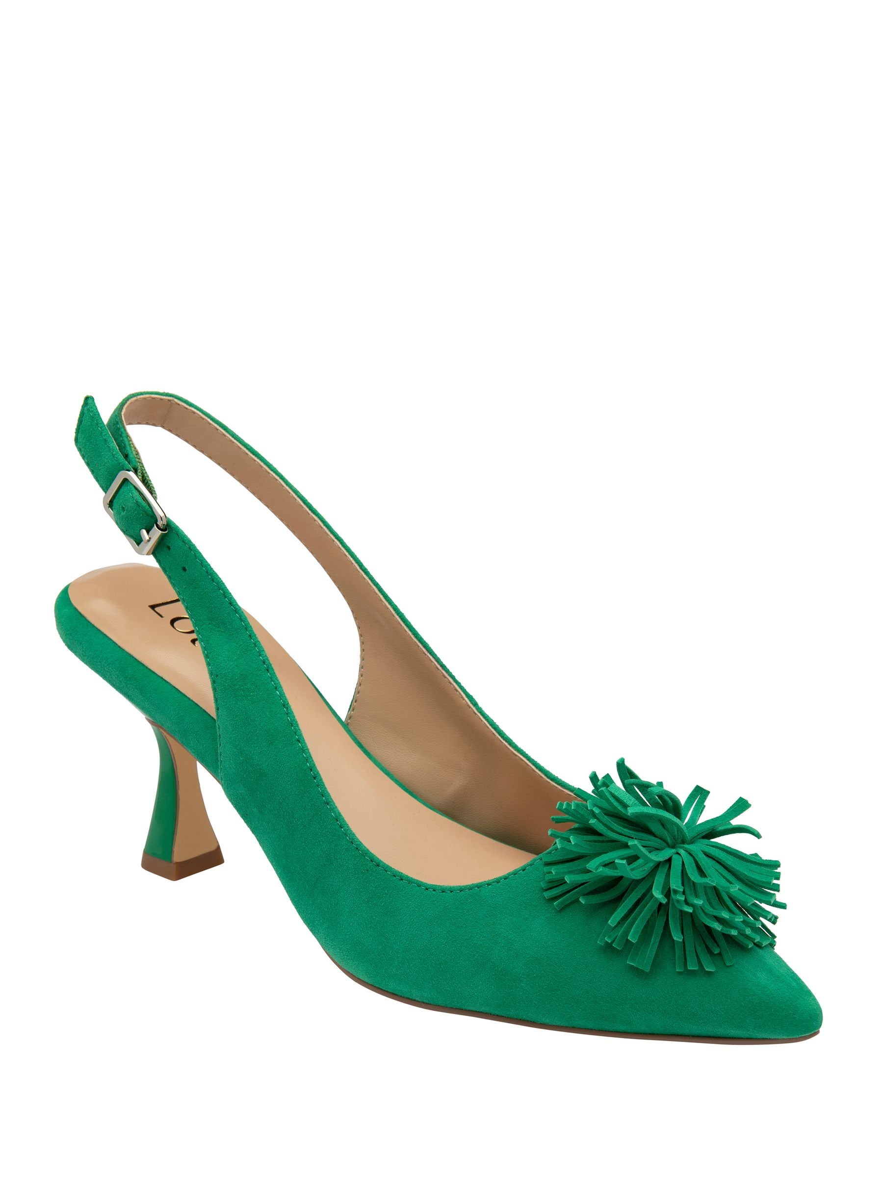 Lotus Women's Green Suede Caterina Court Shoes Colour: : Size 3 - Image 4