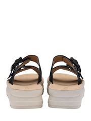 Lotus Black Flatform Mule Sandals - Image 3 of 4