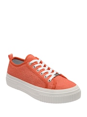 Lotus Orange Lace-Up Trainers - Image 1 of 4