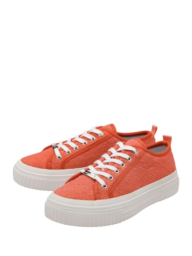 Lotus Orange Lace-Up Trainers - Image 2 of 4