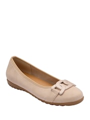 Lotus Natural Flat Slip-On Shoes - Image 1 of 4