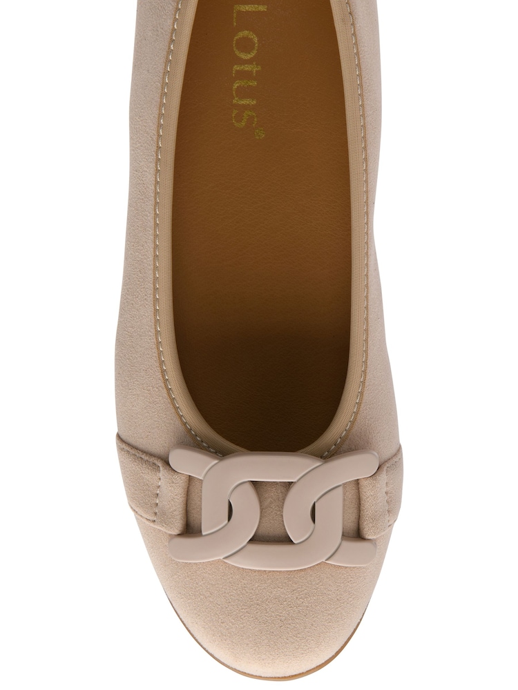 Lotus Natural Flat Slip-On Shoes - Image 4 of 4