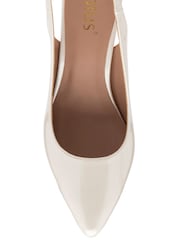 Lotus White Slingback Court Shoes - Image 4 of 4