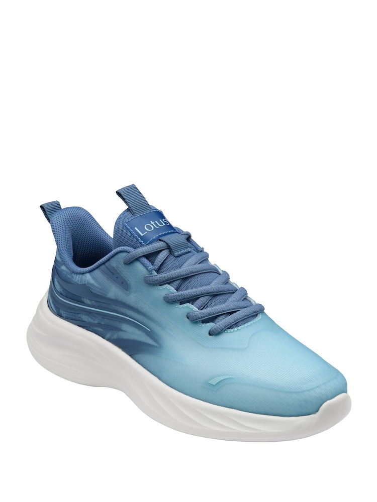 Lotus Blue Lace-Up Trainers - Image 1 of 4