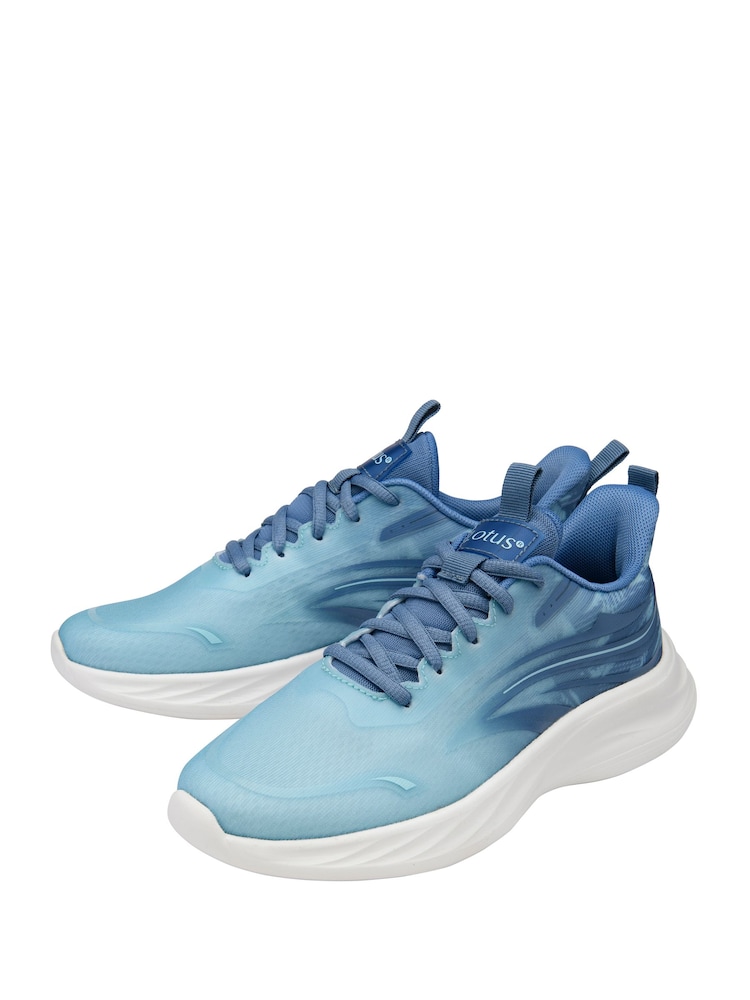 Lotus Blue Lace-Up Trainers - Image 2 of 4