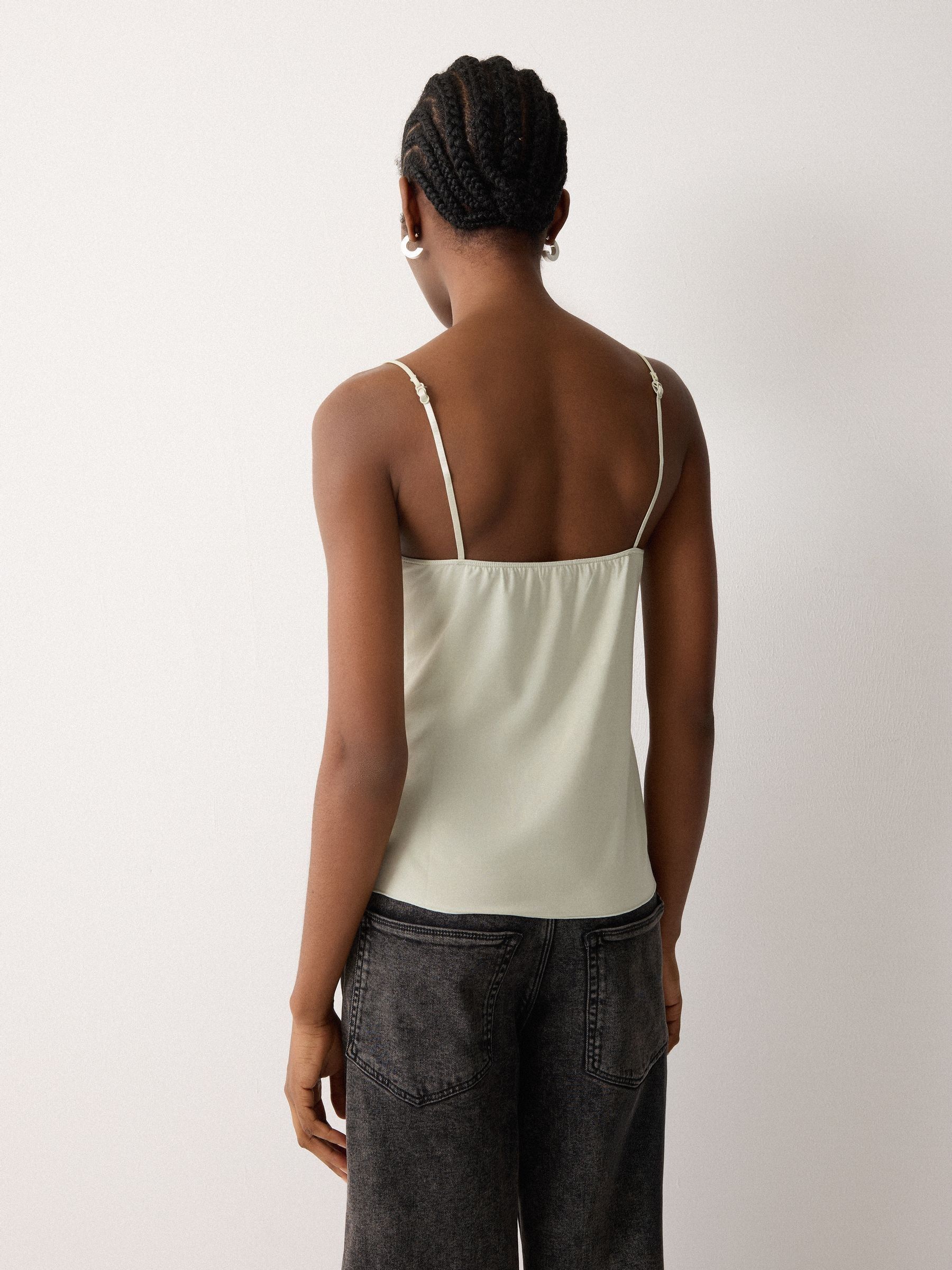 Buy Jigsaw Green Modal Lace Camisole from Next USA
