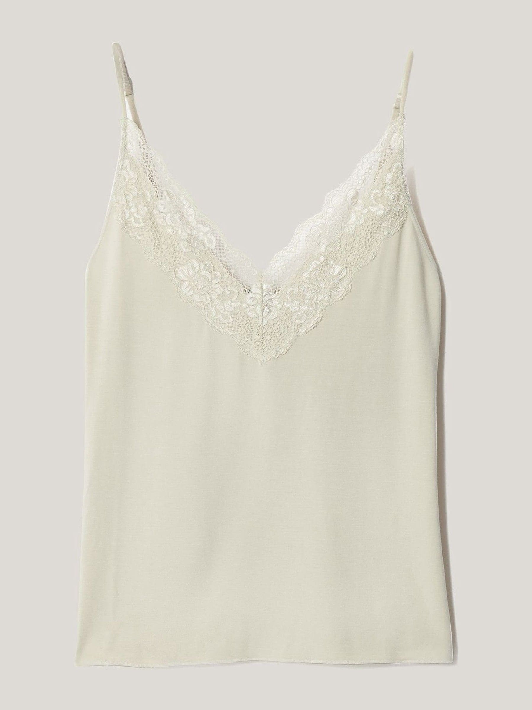 Buy Jigsaw Green Modal Lace Camisole from Next USA