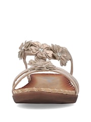 Rieker Gold Sandals - Image 3 of 6