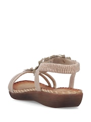 Rieker Gold Sandals - Image 4 of 6