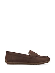 Rieker Brown Slip-On Shoes - Image 2 of 6