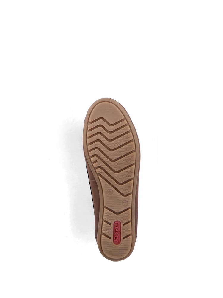 Rieker Brown Slip-On Shoes - Image 6 of 6