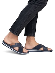 Rieker Blue Sandals - Image 1 of 7