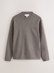 Neutral - N. Premium Ultrasoft Knitted Jumper with Wool - Imaginea 6 din 8