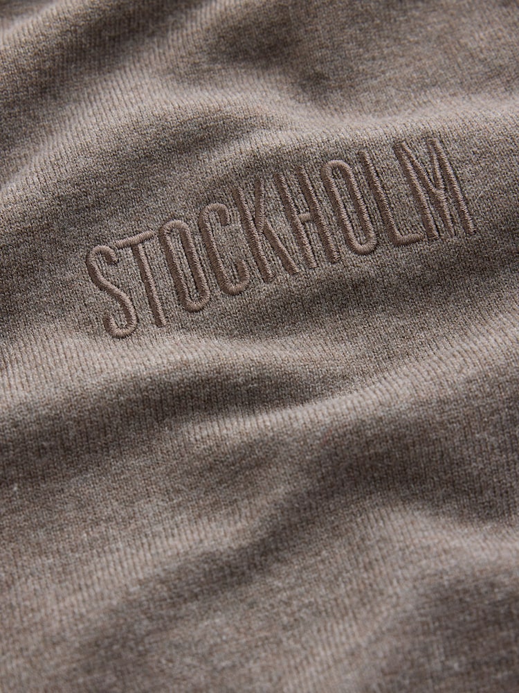 Neutral - N. Premium Ultrasoft Knitted Jumper with Wool - Imaginea 8 din 8