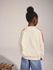 Ecru Ski Badge Oversized Sweatshirt (3-16yrs) - Image 5 of 10