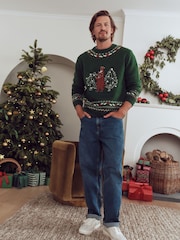 Green The Gruffalo's Child Matching Family Christmas Jumper - Image 2 of 8