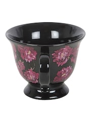 Something Different Dark Floral Print Teacup - 4의 이미지 3