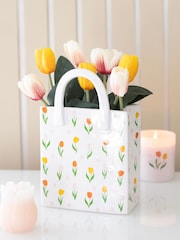 Jarrón de cerámica con forma de bolsa de tulipán "Something Different" - Imagen 1 de 5