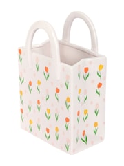 Jarrón de cerámica con forma de bolsa de tulipán "Something Different" - Imagen 4 de 5