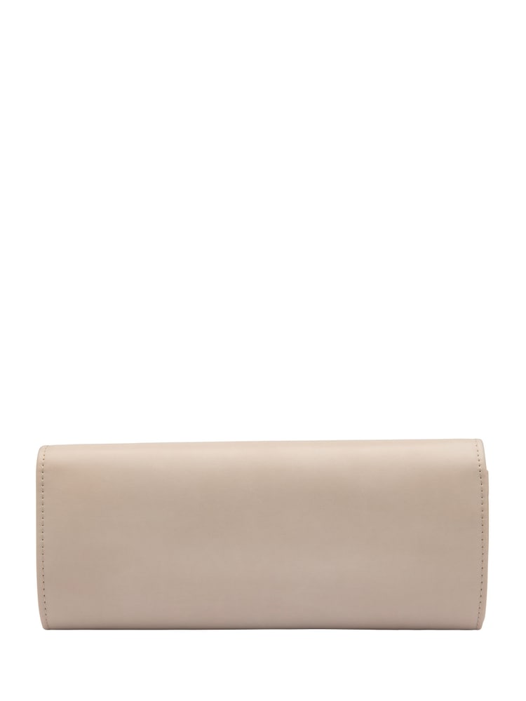 Lotus Nude Clutch Bag with Chain - Image 2 of 4