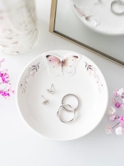 Something Different Butterfly White Trinket Dish - Image 1 of 4